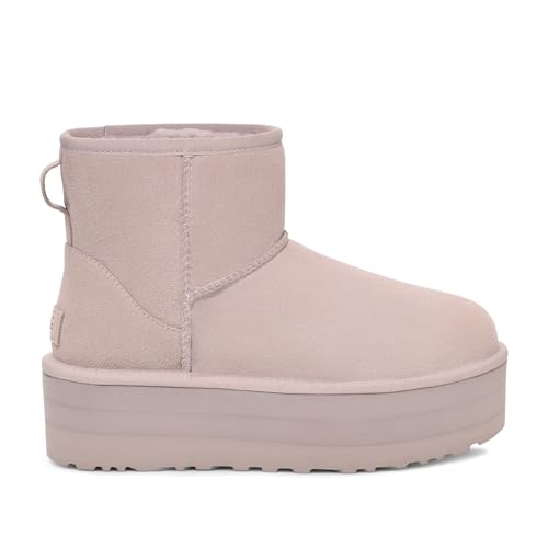 UGG Damen Klassische Mini-Plattform Mode-Stiefel, Blasser Rauch, 38 EU von UGG