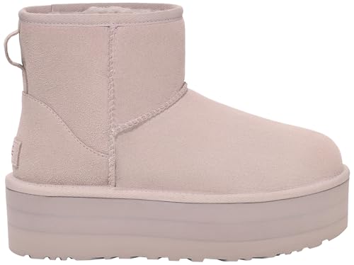 UGG Damen Klassische Mini-Plattform Mode-Stiefel, Blasser Rauch, 42 EU von UGG