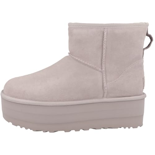 UGG Damen Klassische Mini-Plattform Mode-Stiefel, Pale Smoke, 40 EU von UGG