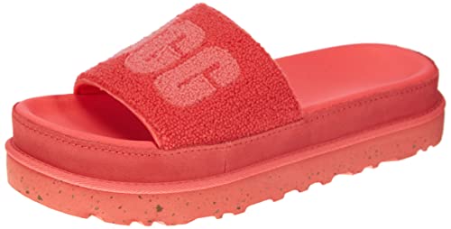 UGG Damen Laton Schiebe-Sandalen, Hibiskus-Frottee, 38 EU von UGG