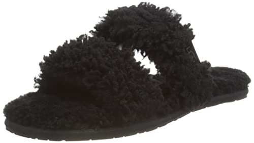 UGG Damen Maxi Curly SCUFFETTA Hausschuh, Black, 36 EU von UGG
