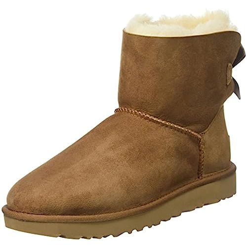 UGG Damen Mini Bailey Bow Ii Classic Boot, Chestnut, 40 EU von UGG