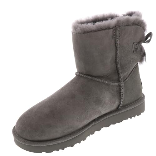 UGG Damen Mini Bailey Bow Ii Classic Boot, Grau, 40 EU von UGG