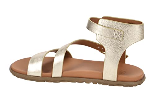 UGG Damen Solivan Strap Sandale, Blassgold Metallic, 37 EU von UGG