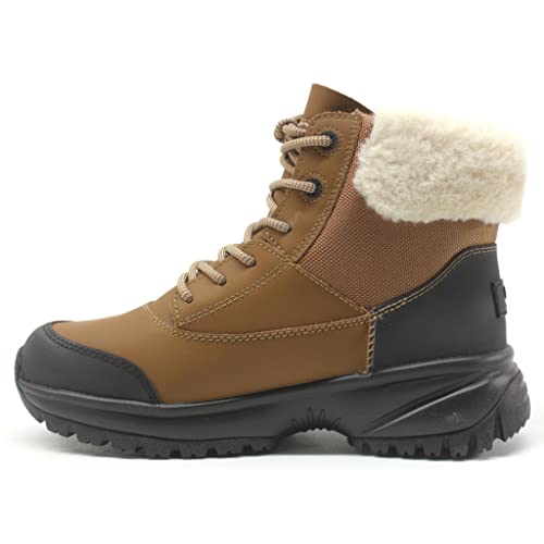 UGG Damen YOSE Fluff V2 Stiefel, Chestnut, 39 EU von UGG