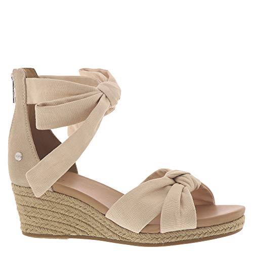 UGG Damen Yarrow Sandal, Natural Canvas, 40.5 EU von UGG