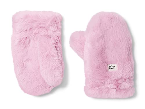 UGG Faux Fur Kids Fäustlinge Fausthandschuhe Kinderhandschuhe (S - rosa) von UGG