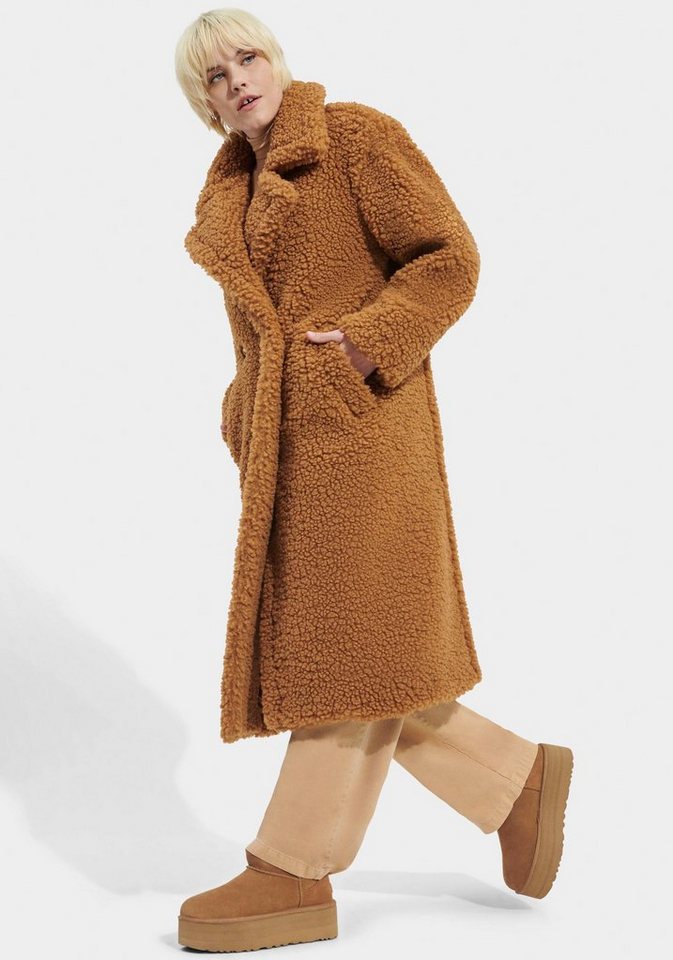 UGG Fellimitatmantel W GERTRUDE LONG TEDDY COAT von UGG