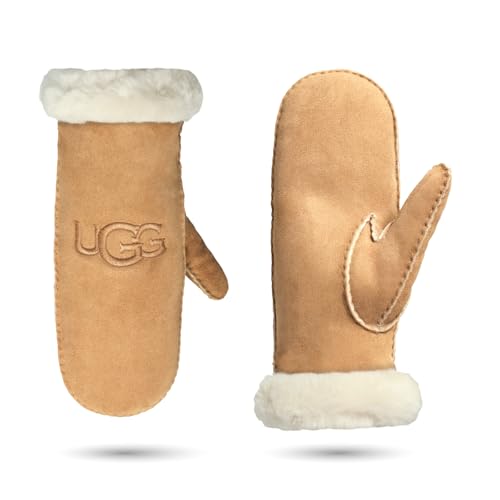 UGG Sheepskin Embroider Mitten Fäustlinge - L/XL von UGG