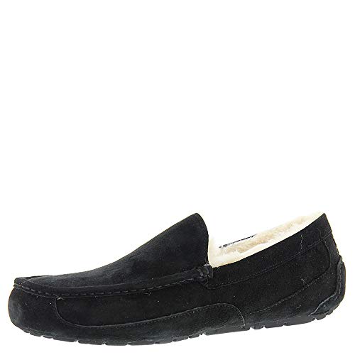 UGG Herren Ascot Hausschuh, Schwarzes Wildleder, 42 EU Weit von UGG