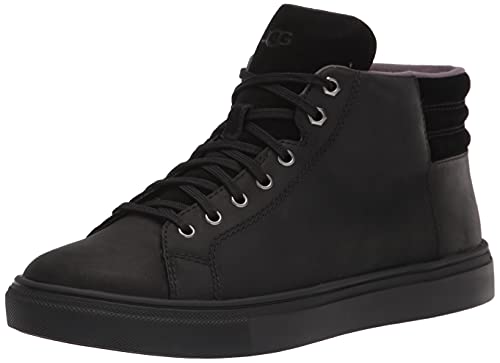 UGG Herren Baysider High Weather Shoe, Black Tnl Leather, 49.5 EU von UGG