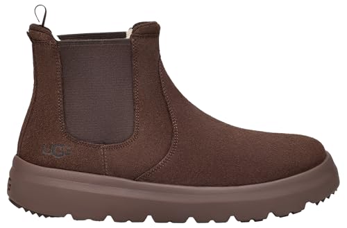 UGG Herren Burleigh Chelsea Mode-Stiefel, Schwarz, 45 EU von UGG