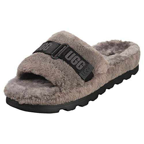 UGG Herren Fluff Up Hausschuh, anthrazit, 39 EU von UGG