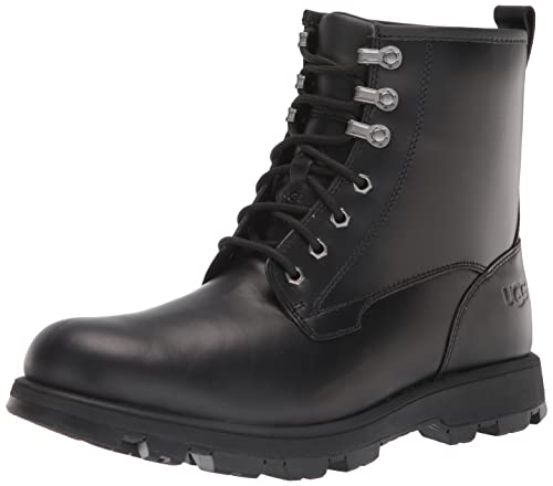 UGG Herren Kirkson Hiking, Winter Boots, Black Leather, 44 EU von UGG
