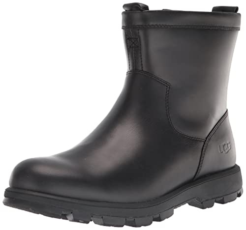 UGG Herren Knowledge Stiefel, Black Leather, 42 EU von UGG