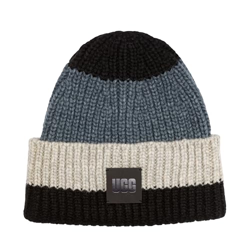 UGG Herren M Chunky Rib Beanie, Schwarz Multi, 6 5/8-7 5/8 von UGG