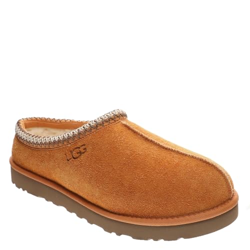 UGG Herren M Tasman Shaggy Suede Slippers, Dunkles Apricot, 43 EU von UGG