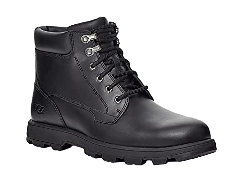 UGG Herren Stenton Boot, Black Leather, 60 EU von UGG