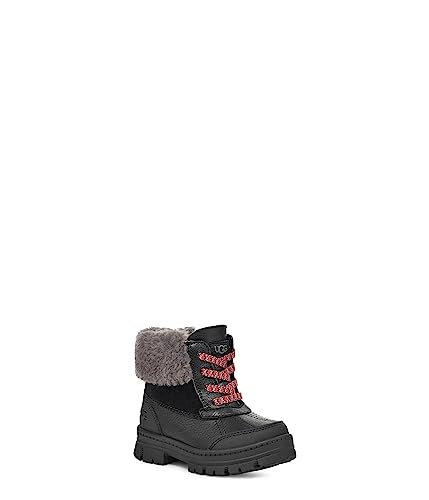 UGG Jungen Mädchen Ashton Addie Klassische Stiefel, Schwarz, 27.5 EU von UGG