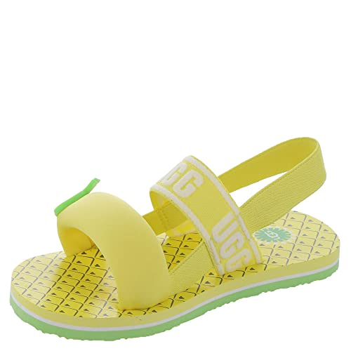 UGG Jungen Unisex Kinder Zuma Sling Pineapple Stuffie Sandale, 32 EU von UGG