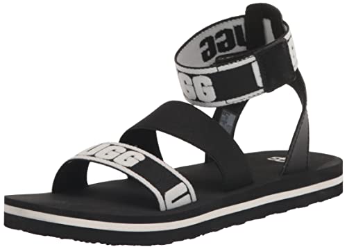 UGG K Allisa Unisex-Kinder flache Sandalen, Schwarz , 20.0 cm von UGG