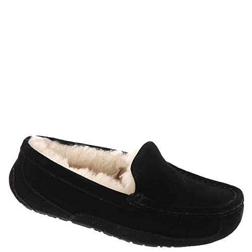 UGG Unisex Kinder Ascot Slipper, Black Suede, 35 EU von UGG