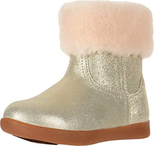 UGG Unisex Kinder Ugg Winterstiefel Jorie Ii Metallic Gold Madchen BOOT, Gold, 25 EU von UGG