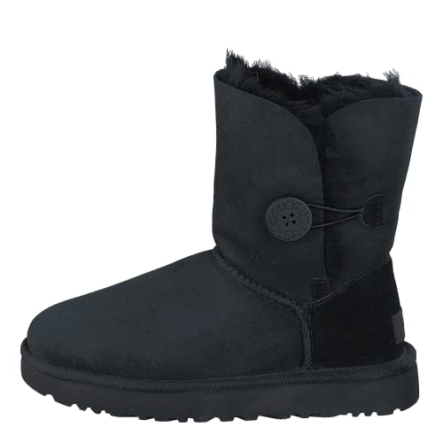 UGG Kid's Female Bailey Button II Classic Boot, Black, 36 EU von UGG