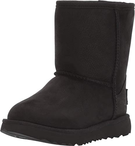 UGG Unisex Kinder Klassisches Wetter Kurz Klassischer Boot, Schwarz, 26 EU von UGG