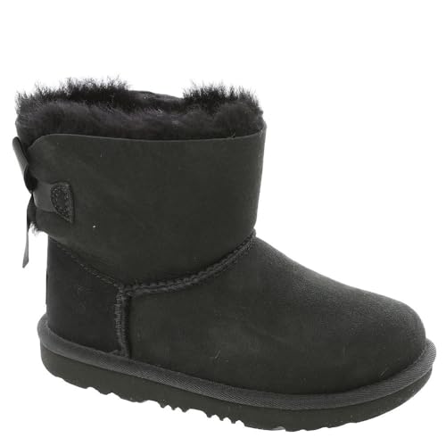 UGG Kleinkind Mini Bailey Bow Ii Pull-On Boot, Schwarz (BLK), 27.5 EU von UGG