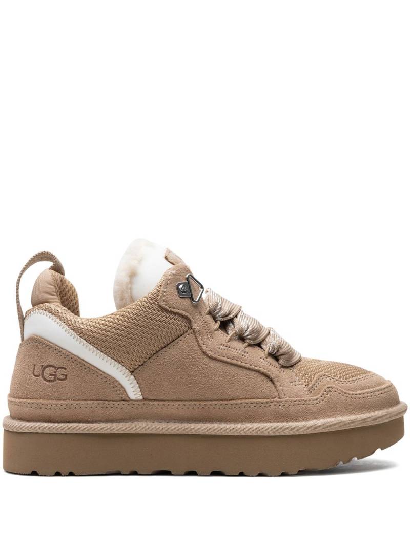 UGG Lowmel High-Top-Sneakers aus Wildleder - Nude von UGG