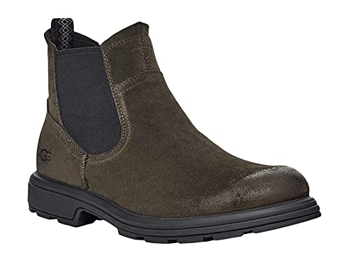 UGG Herren Biltmore Chelsea Boot, Dark Olive Suede, 44 EU von UGG