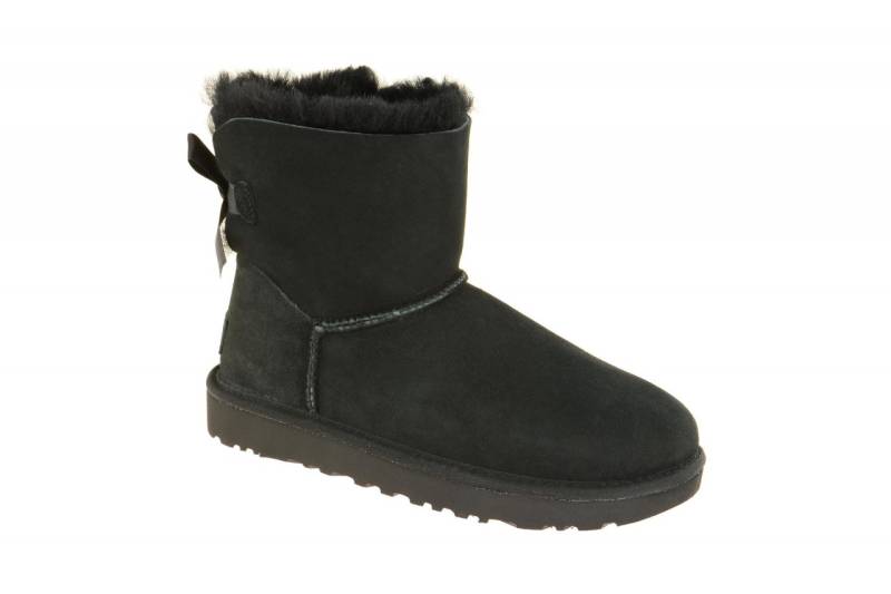 UGG MINI BAILEY BOW II 1016501 BLK schwarz - Winterstiefel f?r Damen von UGG