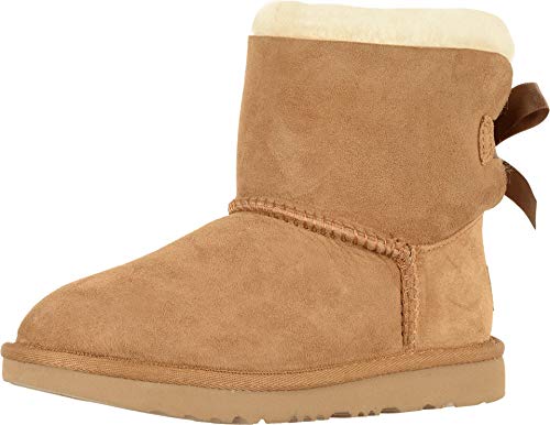 UGG Unisex Kinder Mini Bailey Bow Ii Classic Boot, CHESTNUT, 32.5 EU von UGG