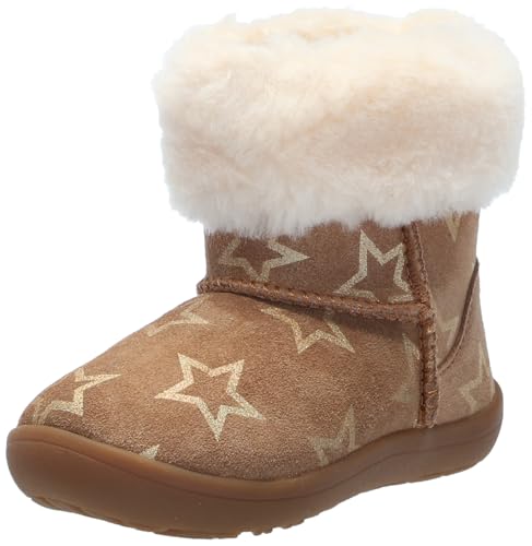 UGG Mädchen Sammee Irisierende Sterne Mode-Stiefel, Kastaniengold Schillernd, 22 EU von UGG