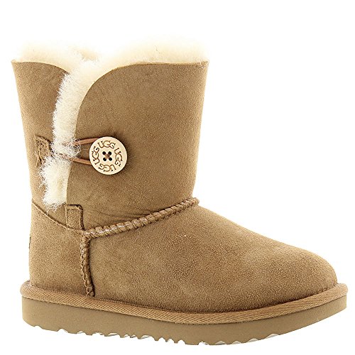 UGG Mädchen T BAILEY BUTTON II Stiefelette, BLACK, 22 EU von UGG