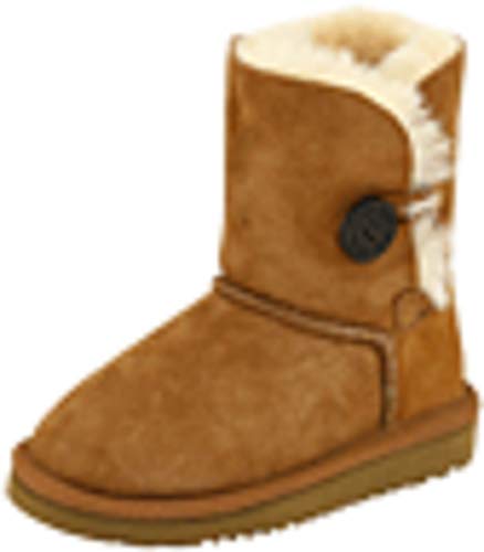 UGG Mädchen T BAILEY BUTTON II Stiefelette, Chestnut, 22.5 EU von UGG