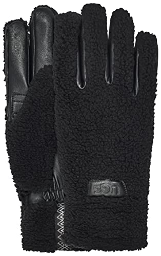 UGG Men´s Faux Fur Handschuhe Fingerhandschuhe (XL - schwarz) von UGG