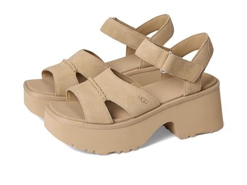 UGG New Heights senffarbene Ledersandalen von UGG