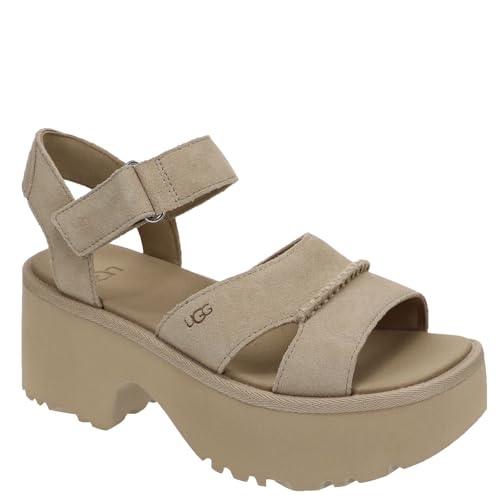 UGG New Heights senffarbene Ledersandalen von UGG
