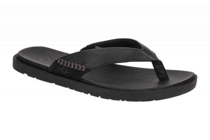 UGG SEASIDE II FLIP 1166610 BLK schwarz - Pantolette f?r Herren von UGG