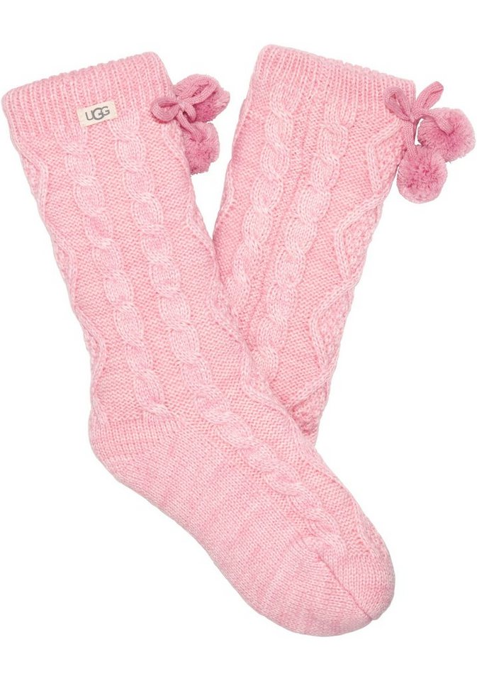 UGG Strümpfe W POM POM FLEECE LINED CREW SOCK von UGG