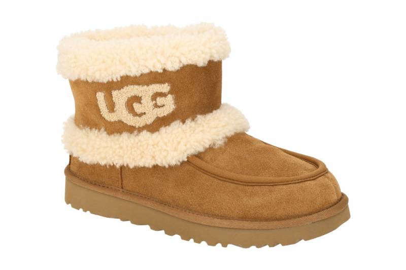 UGG ULTRA MINI UGG FLUFF 1145410 CHE hell-braun - Winterstiefel f?r Damen von UGG