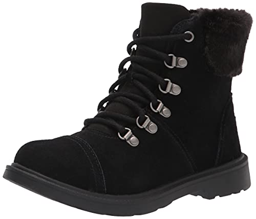 UGG Unisex Kinder Azell Hiker Weather Boot, Black Suede, 31 EU von UGG