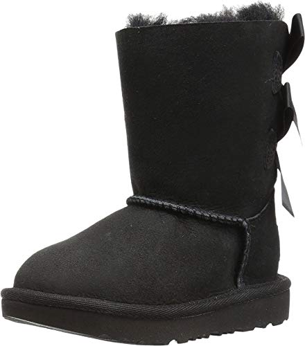 UGG Unisex Kinder Bailey Bow II Classic Boot, (Black), 23.5 EU von UGG