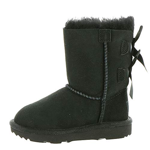 UGG Unisex Kinder Bailey Bow II Classic Boot,Black, 25 EU von UGG