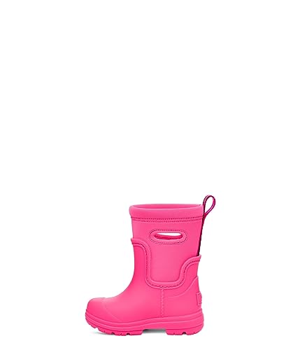 UGG Unisex Kinder Droplet Mid Gummistiefel , Taffy Pink, 27.5 EU von UGG