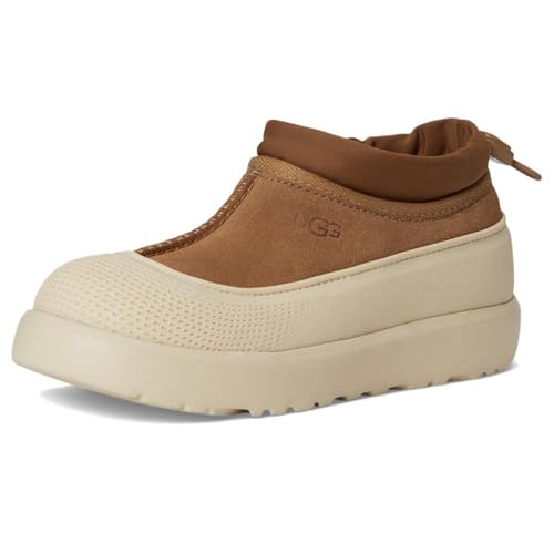 UGG Unisex Kinder K Tasman Weather Hybrid Sneaker, Chestnut/Whitecap, 1 Little Kid von UGG