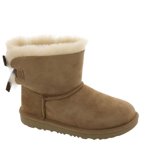 UGG Unisex Kinder Mini Bailey Bow Ii Classic Boot, CHESTNUT, 36 EU von UGG