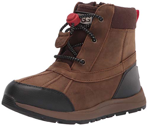 UGG Unisex Kinder Turlock Leder Wetter Stiefel, Nussbaum von UGG